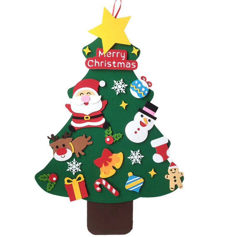       DIYChristmasDecorationHangingFelt3DChristmasTree-Veeddydropshipping-10