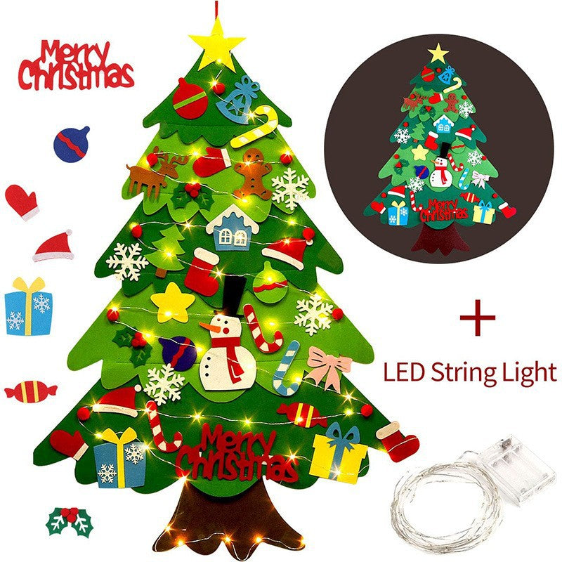    DIYChristmasDecorationHangingFelt3DChristmasTree-Veeddydropshipping-5