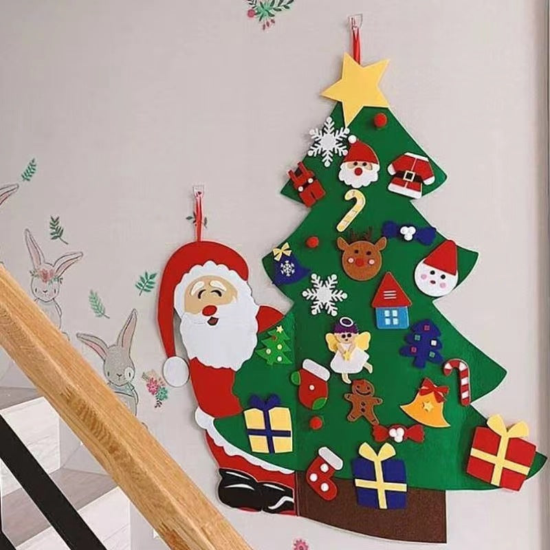     DIYChristmasDecorationHangingFelt3DChristmasTree-Veeddydropshipping-8