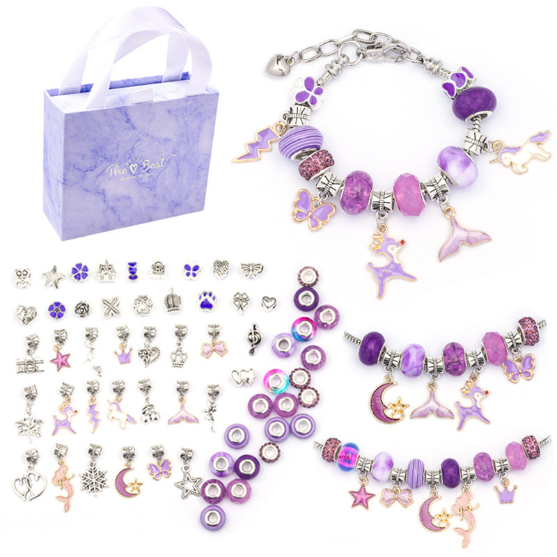     DIYGorgeousBraceletSetUnicornCuteJewelleryGift-Veeddydropshipping-13