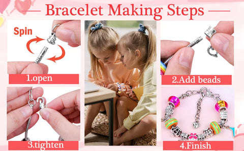    DIYGorgeousBraceletSetUnicornCuteJewelleryGift-Veeddydropshipping-5