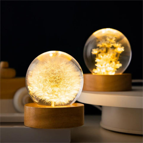 DandelionGlowNightLightCrystalBallWoodenBaseChristmasGifts-Veeddydropshipping-2