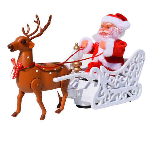 DeerPullingCarMusicalElectricSantaClausKidsToys-Veeddydropshipping-4