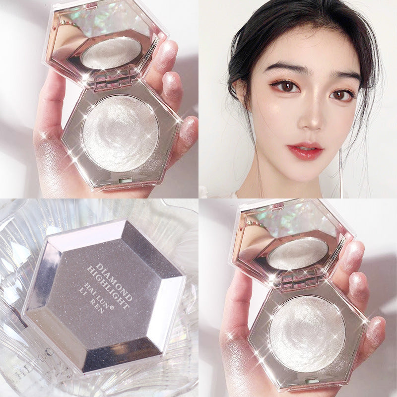 Diamond Highlighter Matte Powder Brightening Cosmetics-Veeddydropshipping