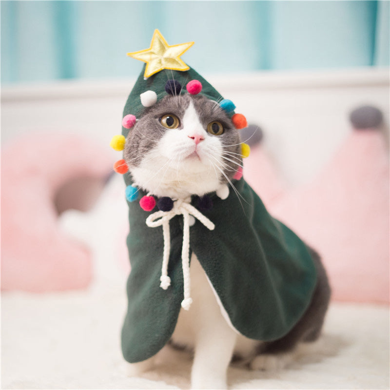    DogsPetsCatsSmallCloakFakeChristmasTreeCloakPoncho-Veeddydropshipping-3