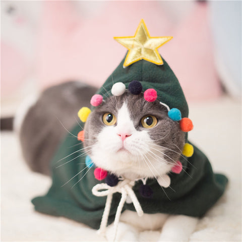    DogsPetsCatsSmallCloakFakeChristmasTreeCloakPoncho-Veeddydropshipping-4