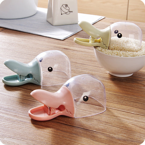 Duck shape multi-purpose plastic spoon-Veeddydropshipping