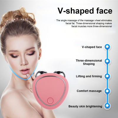 Face Beauty Massager Micro Current Beauty Roller Instrument-Veeddydropshipping