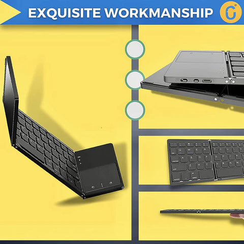       FoldablePortableWirelessBluetoothKeyboardForCellPhone-Veeddydropshipping-3