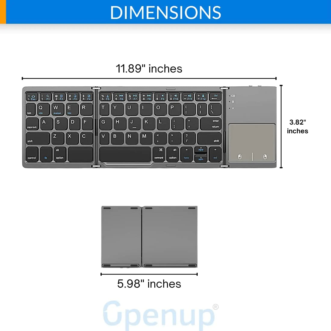      FoldablePortableWirelessBluetoothKeyboardForCellPhone-Veeddydropshipping-9