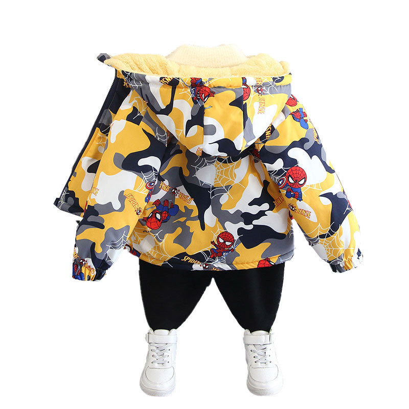 Girls Boys Spring Autumn Spiderman Hooded Jackets Sports-Veeddydropshipping