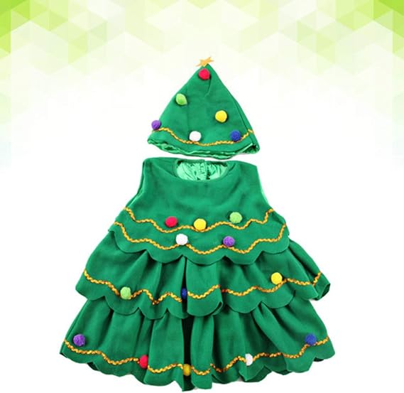       GirlsChristmasCostumesChildrenChristmasTreePerformanceCostumes-Veeddydropshipping-2