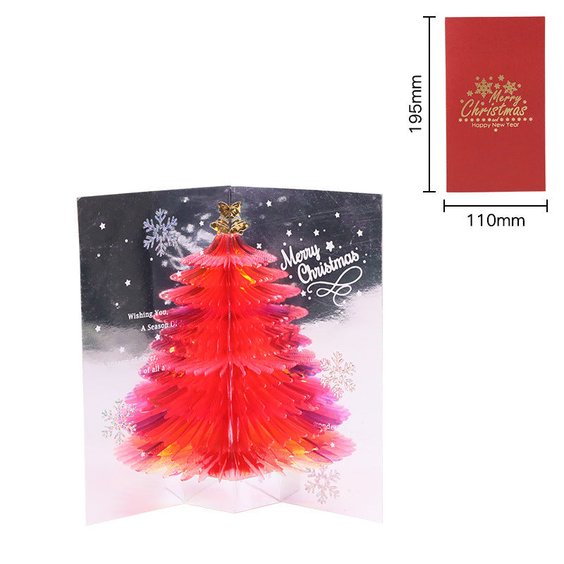   GlitterChristmasGreetingCardsChristmasTreePopUpCards-Veeddydropshipping-7