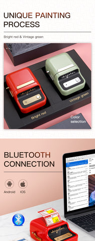 B21 Portable Multifunctional Label Printer Wireless Bluetooth Label Machine-Veeddydropshipping