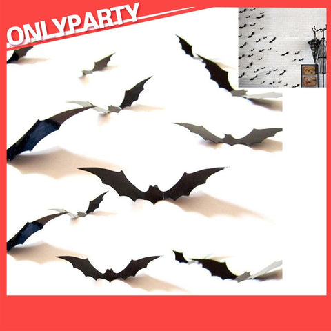 HalloweenAmbience12pcsDimensionalBatWallStickers-Veeddydropshipping-1