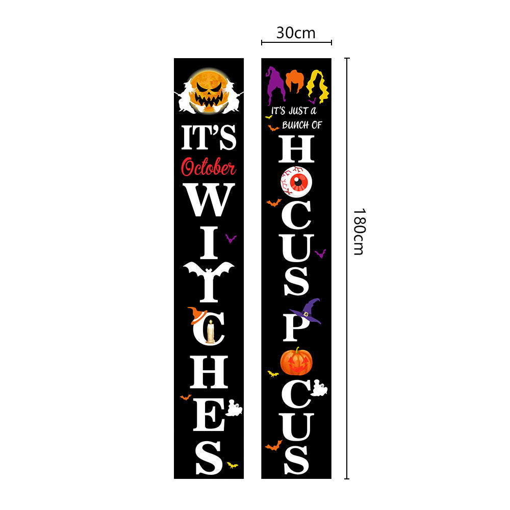 HalloweenAmbienceMagicWitchCoupletDecorationHangingFlag-Veeddydropshipping-11