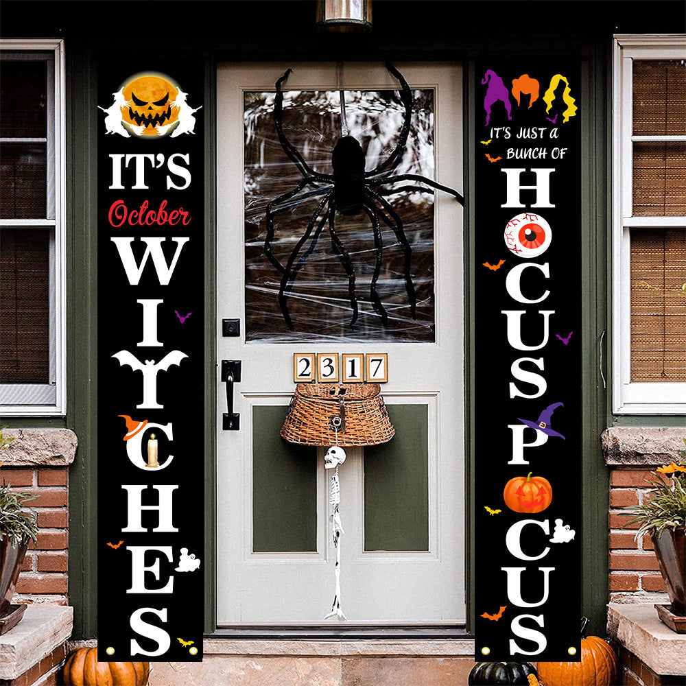 HalloweenAmbienceMagicWitchCoupletDecorationHangingFlag-Veeddydropshipping-12