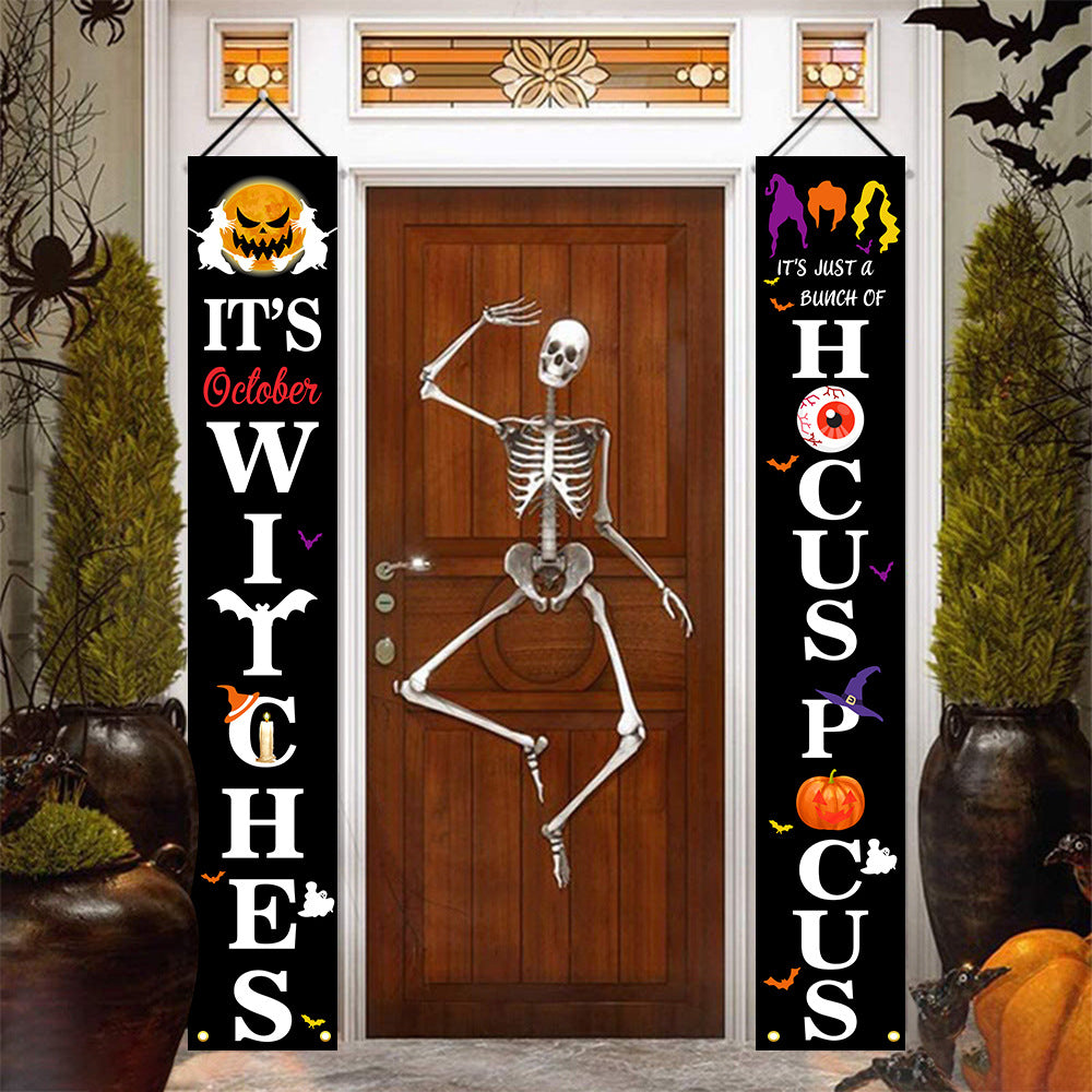 HalloweenAmbienceMagicWitchCoupletDecorationHangingFlag-Veeddydropshipping-2