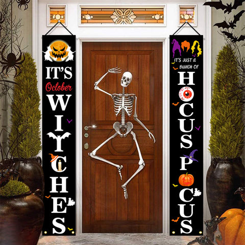 HalloweenAmbienceMagicWitchCoupletDecorationHangingFlag-Veeddydropshipping-2