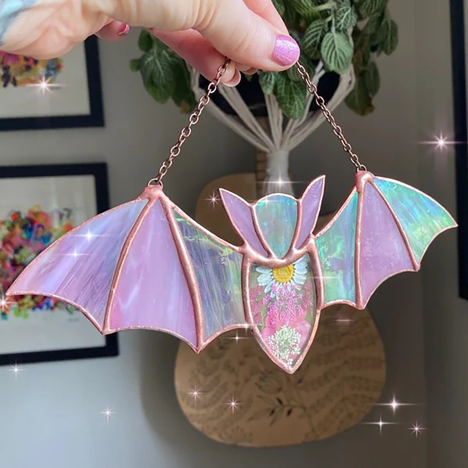 HalloweenBarHauntedHouseColorfulBatsHomeDecorations-Veeddydropshipping-3