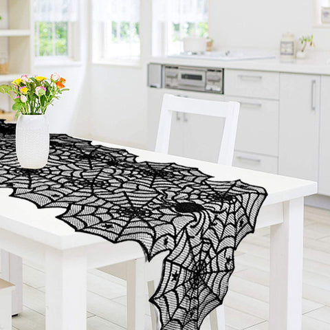 HalloweenBlackLaceTableFlagSpiderWebTablecloth-Veeddydropshipping-1
