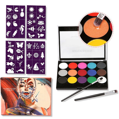 HalloweenBodyPaint15ColourWaterSolubleZombiePalette-Veeddydropshipping-2