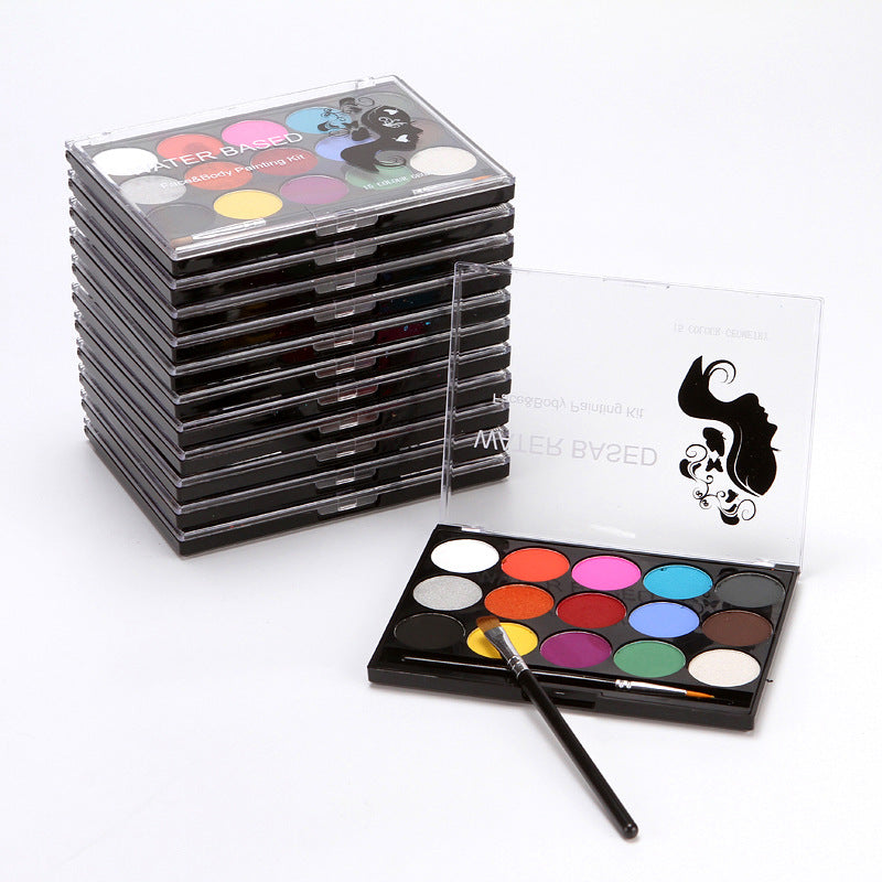 HalloweenBodyPaint15ColourWaterSolubleZombiePalette-Veeddydropshipping-4