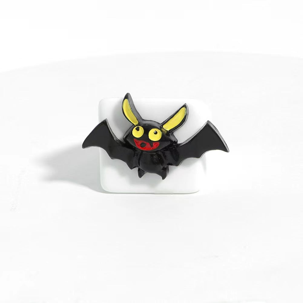 HalloweenCartoonThemePumpkinBatAlloyRing-Veeddydropshipping-12
