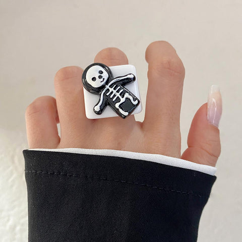 HalloweenCartoonThemePumpkinBatAlloyRing-Veeddydropshipping-13
