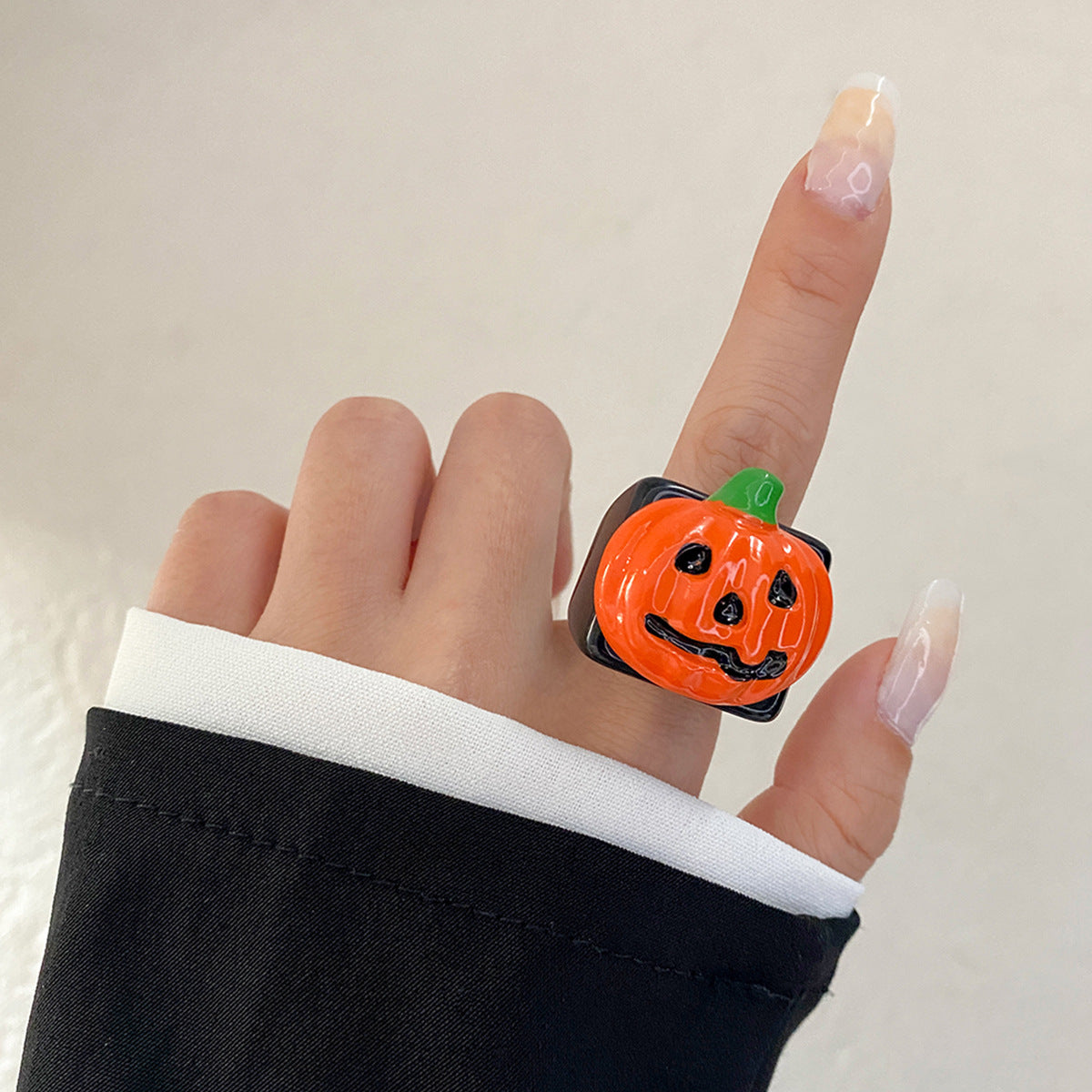 HalloweenCartoonThemePumpkinBatAlloyRing-Veeddydropshipping-4