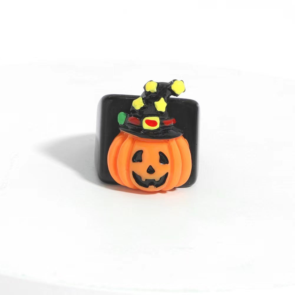 HalloweenCartoonThemePumpkinBatAlloyRing-Veeddydropshipping-7
