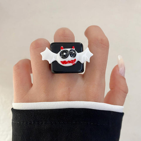 HalloweenCartoonThemePumpkinBatAlloyRing-Veeddydropshipping-8