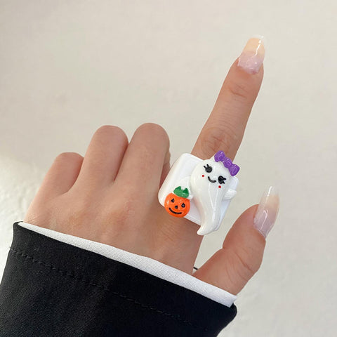 HalloweenCartoonThemePumpkinBatAlloyRing-Veeddydropshipping-9