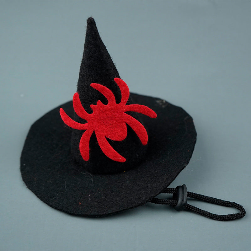 HalloweenCatPetNonWovenWitchCreativeHat-Veeddydropshipping-12