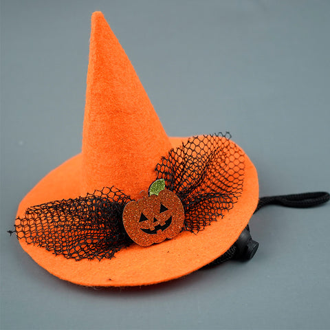 Halloween Cat Pet Non Woven Witch Creative Hat-Veeddydropshipping