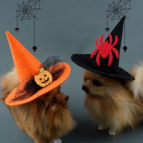 HalloweenCatPetNonWovenWitchCreativeHat-Veeddydropshipping-2