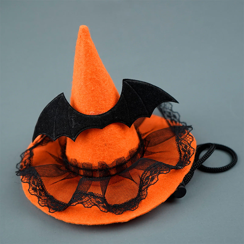 HalloweenCatPetNonWovenWitchCreativeHat-Veeddydropshipping-5