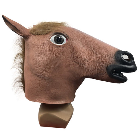 HalloweenCosplayBrownAnimalHorseHeadMaskHeadgear-Veeddydropshipping-5