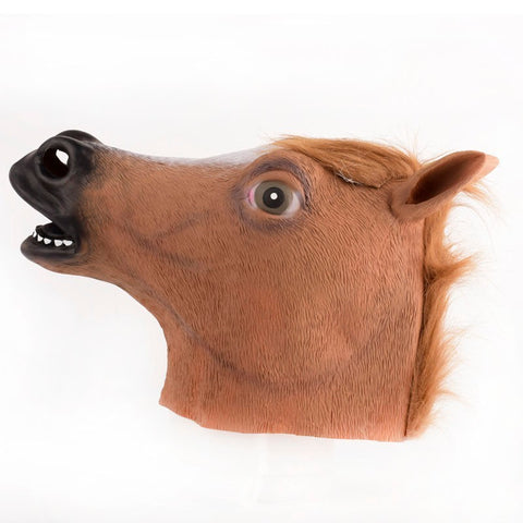 HalloweenCosplayBrownAnimalHorseHeadMaskHeadgear-Veeddydropshipping-7