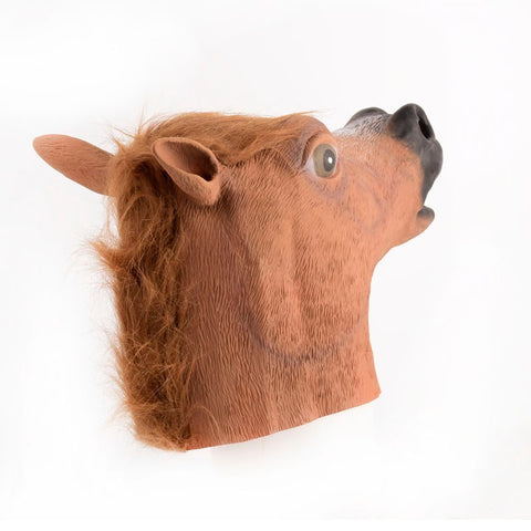 HalloweenCosplayBrownAnimalHorseHeadMaskHeadgear-Veeddydropshipping-9