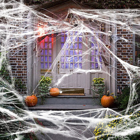 HalloweenDecorationFauxSpiderAndSpiderSilk-Veeddydropshipping-1