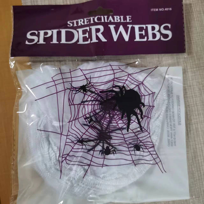 HalloweenDecorationFauxSpiderAndSpiderSilk-Veeddydropshipping-3