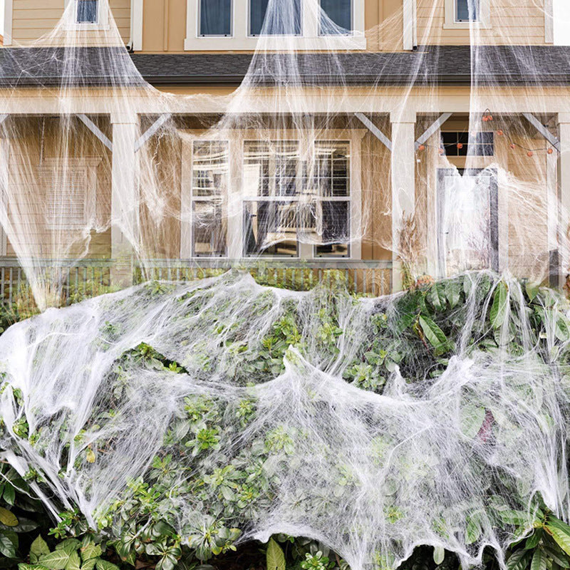 HalloweenDecorationFauxSpiderAndSpiderSilk-Veeddydropshipping-4