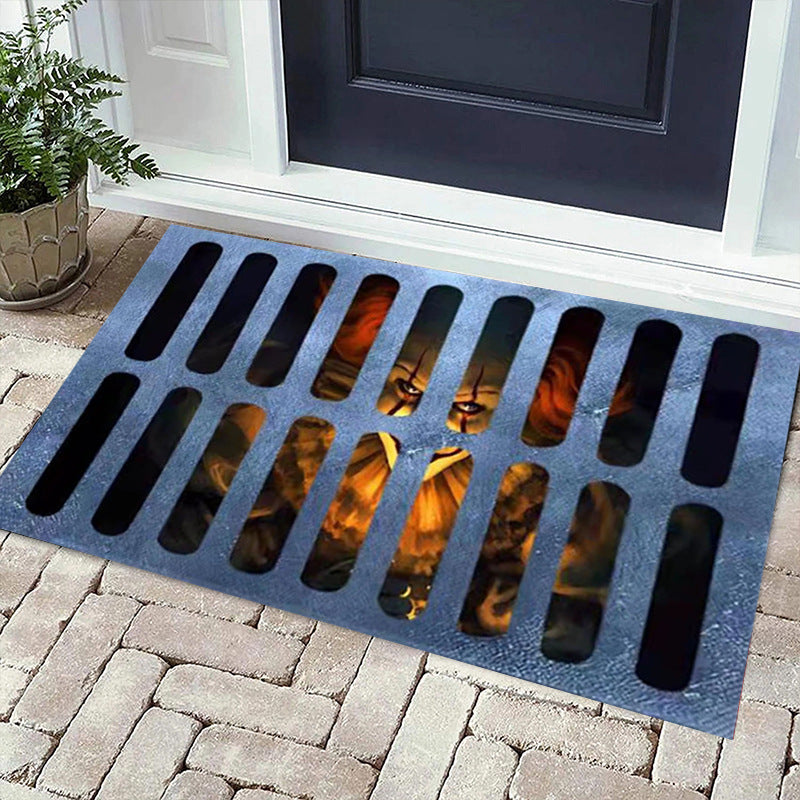 HalloweenHorrorVibesVisualClownFloorMat-Veeddydropshipping-3