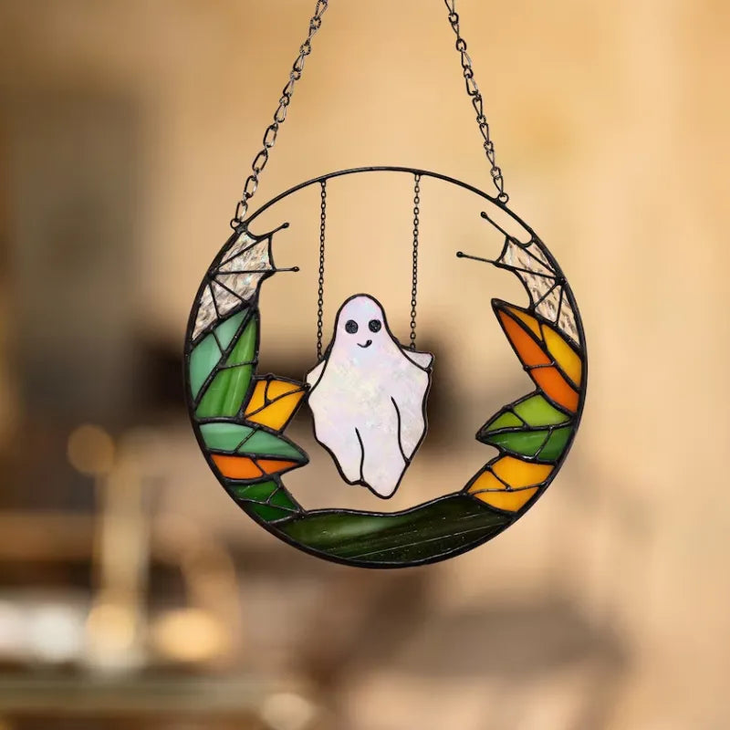 HalloweenPaintedWindowPanelwithChainSpookyBatDecoration-Veeddydropshipping-4
