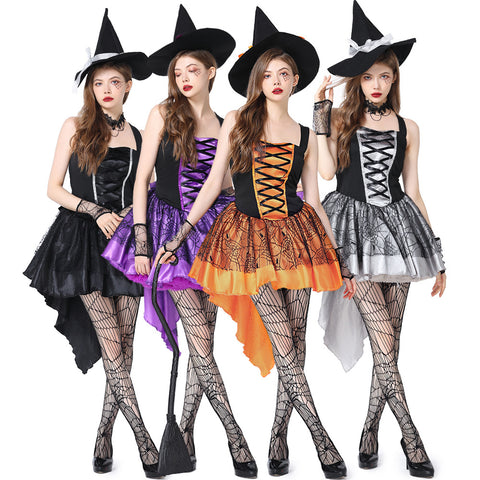 HalloweenPartyGatheringMeshSkirtHalterWitch_sClothes-Veeddydropshipping-1