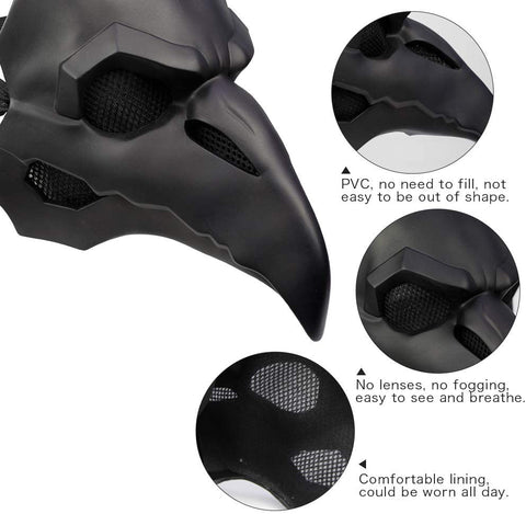 HalloweenPlagueDoctorLong-nosedBeakedBirdMask-Veeddydropshipping-6