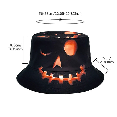HalloweenPrintedPumpkinBucketHatforMenandWomen-Veeddydropshipping-6