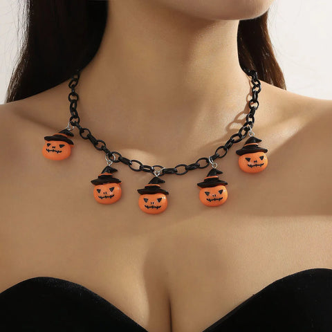 HalloweenPumpkinGothicVintagePendantNecklace-Veeddydropshipping-1