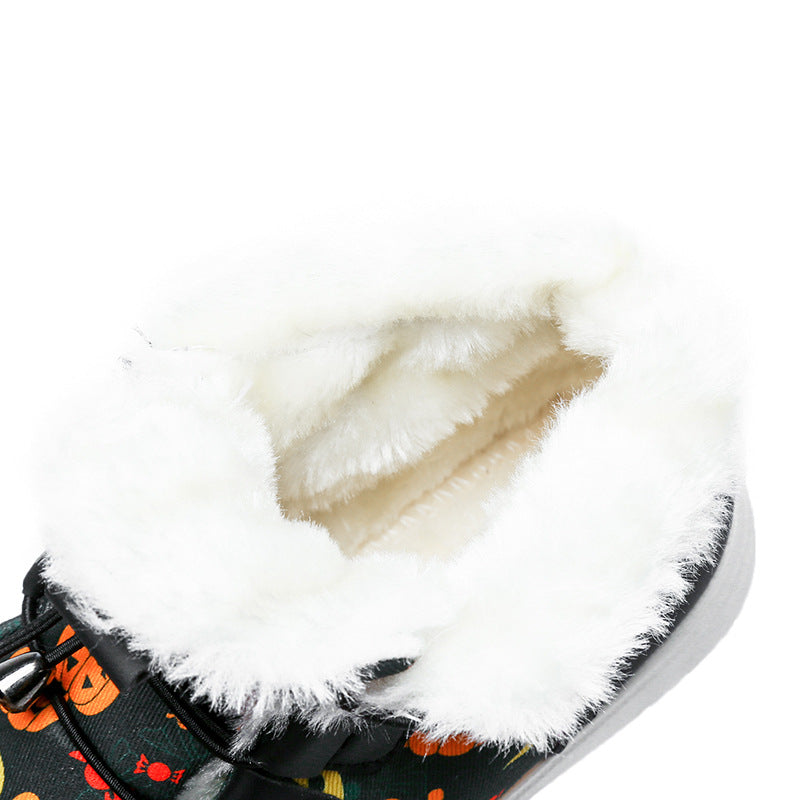 HalloweenPumpkinHeadNon-slipOutsoleLooseCottonShoes-Veeddydropshipping-3